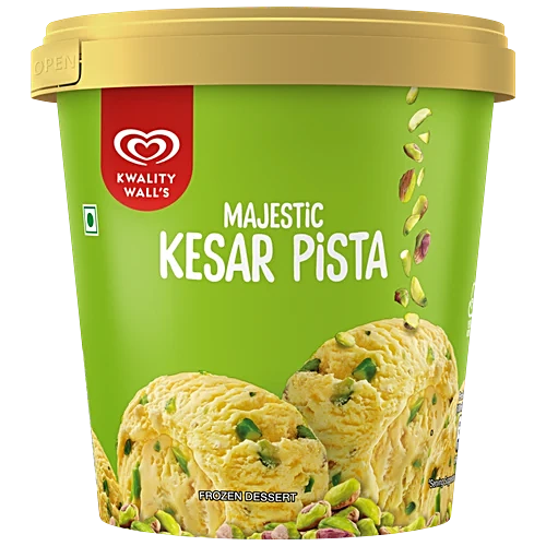 Kwality Wall's Majestic Kesar Pista Frozen Dessert (500 ml Tub