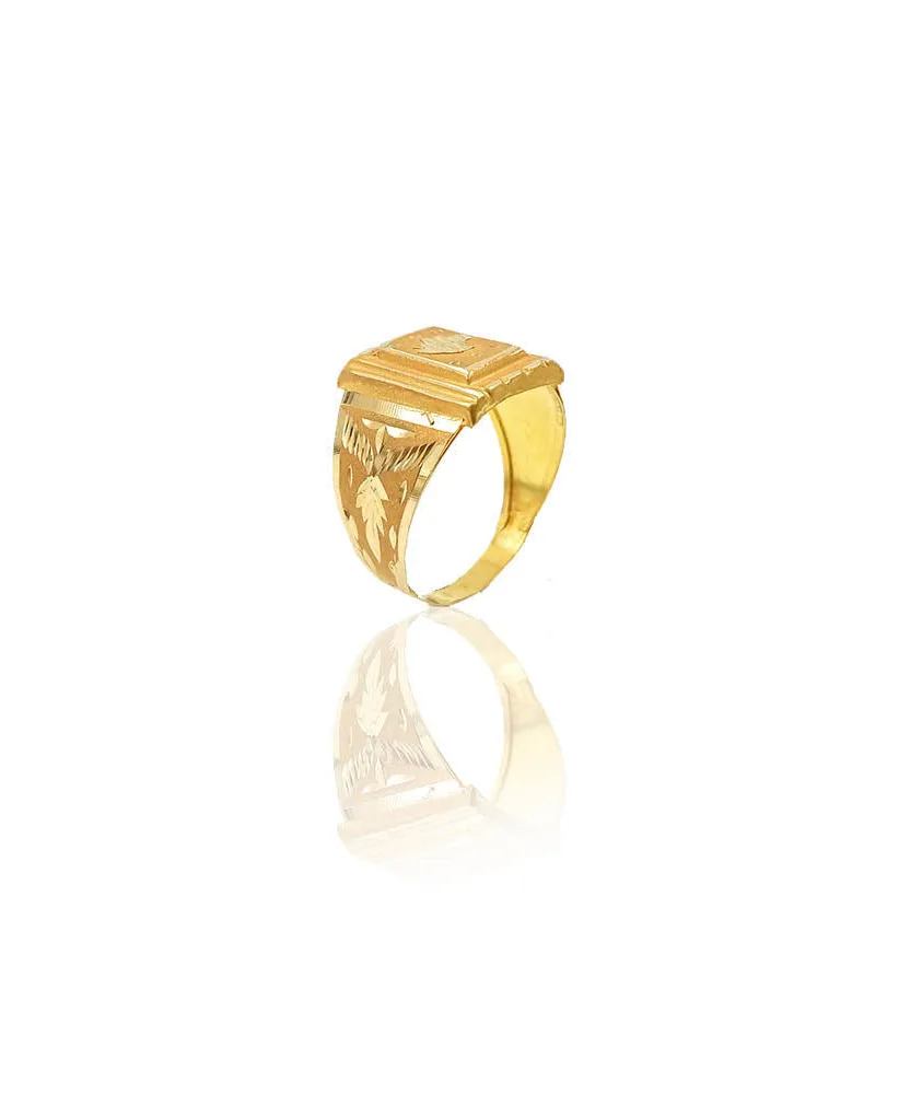 Gold Plated Men's Designer Ring