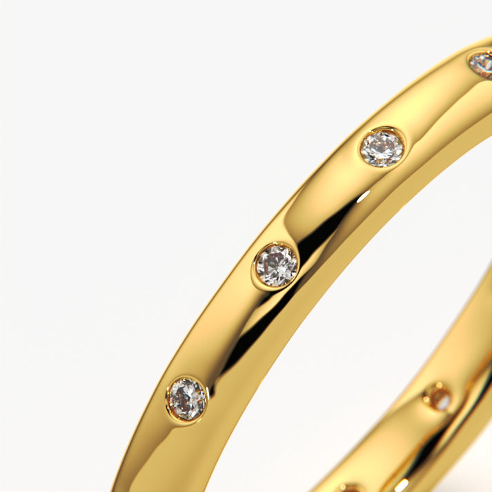 Women's Gold Plated  Zirconia Adjustable Ring for Girls & Women