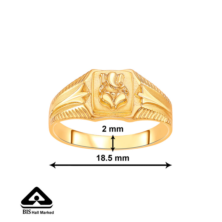 Gold Plated Men's Designer Ring