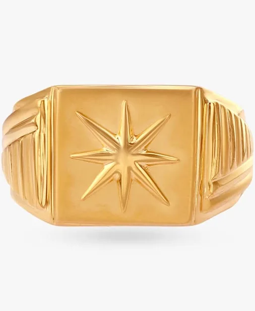 Gold Plated Men's Designer Ring