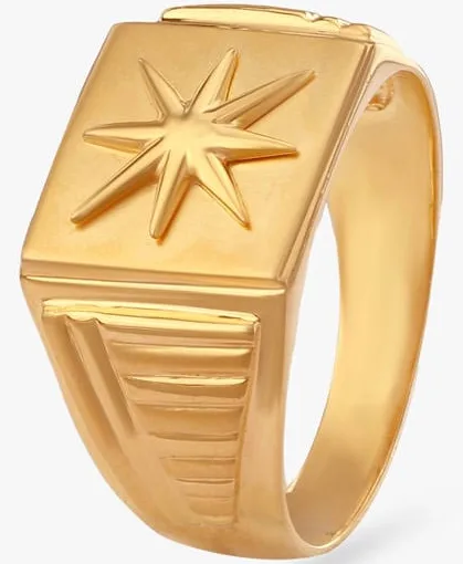 Gold Plated Men's Designer Ring